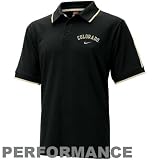 Nike Colorado Buffaloes Black Classic Dri Fit Short Sleeve Polo