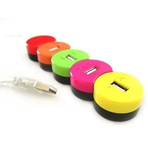 Laughing Faces USB 2.0 4-Port Ultra Mini Hub