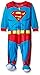 Superman Baby Boys' High Flying Hero Footed Blanket Sleeper