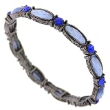 The Jennifer Stretch Braclet in Sapphire Hues