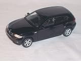 Zoom Produkt-Bild: BMW 1er 1 er 120i 120 i SCHWARZ 5 T&Uuml;RER E87 CA 1/43 WELLY MODELLAUTO MODELL AUTO