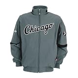 Chicago White Sox Authentic Elevation Gamer Jacket font color=#990000 BLOWO (Adult Large)