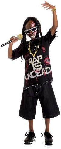 Zombie Icons Rap Star Costume, Large (10/12)