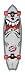 Santa Cruz Skate Rob Shark Cruzer Skateboard Deck (36x10.0-Inch)