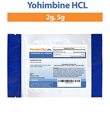 Powder City Yohimbine HCL Powder (2 Grams) Powder City Yohimbine HCL Powder (2 Grams)