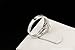 Zealmer Rhodium plated Round Cut Diamond Accent Cubic Zirconia CZ Split Shank Wedding Bridal Ring