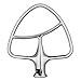 Polished Stainless Steel Flat Beater for KitchenAid 4.5-5Q Tilt-Head Stand Mixers, Mixing Parts Attachments Dishwasher Safe by Hozodo