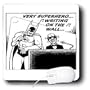 Londons Times Funny Music Cartoons - Batman And Stevie Wonder Duet, Very Superhero - Mouse Pads