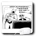 Third Party New : Londons Times Funny Music Cartoons - Batman And Stevie Wonder Duet, Very Superhero - Mouse Pads
