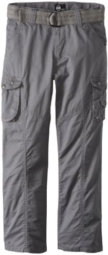 Copper Denim Big Boys' Slim Cargo, Pewter, 18