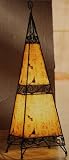 57cm Metall Stehlampe Pyramide Afrika Bodenlampe Stand Leuchte Lampe