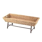 The Basket Coffee Table (Natural Abaca) (20.50H x 47.50W x 17.50D)