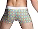 99extra Underwear, 3 Color Men's Plaid Milk Silk Skinny Boxer Briefs