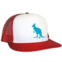 Kangaroo (Neon Blue) Trucker Hat