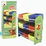 Sesame Street Kids Furniture Collection - Elmo Toy Organizer with 9 storage bins