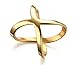 Stainless Steel Gold Plated High Polished Women's 