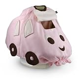 Babbaco Babbacover Snuggle Fleece Beepbeep, Pink by BabbaCo
