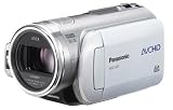 Panasonic HDC-SD1EG-S HD-Camcorder (SD-Card, 4GB, 12-fach opt. Zoom, 7,6 cm (3 Zoll) Display, Bildstabilisator, 3CCD) silber