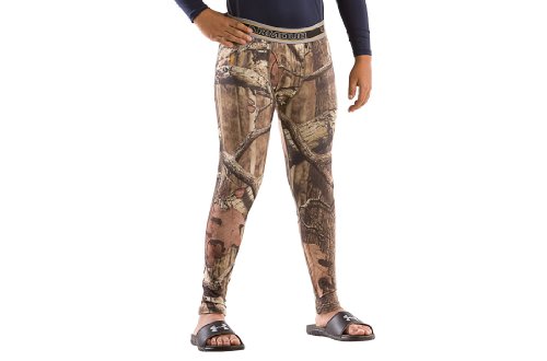 Boy's Camo Evo ColdGear® Legging Bottoms by Under Armour