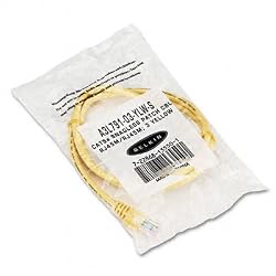 CAT 5E 10100Base T Patch Cables 3 ft Snagless Yellow