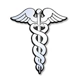 Caduceus Symbol Car Emblem