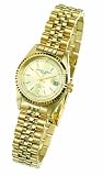 Charles-Hubert, Paris Womens Gold-Plated Stainless Steel Quartz Watch #6635-GY