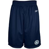MLB Reebok Seattle Mariners Navy Blue Jimmy Mesh Shorts (XX-Large)