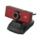 iBUFFALO Webカメラ 320万画素 瞬間接続UVC ヘッドセット付 レッド BSW32K02HRD