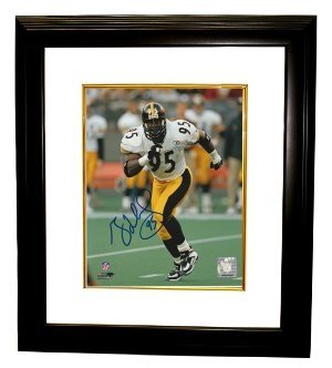 Greg Lloyd Autographed/Hand Signed Pittsburgh Steelers 8x10 Photo Custom Framed