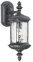 Kenroy Home 3491 Granada Small Wall Lantern, Ebony Pearl