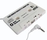LUPO Car Audio Cassette Adapter (for ipods, iphones etc) - WHITE