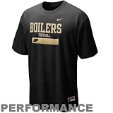 Nike Purdue Boilermakers Black Dri-FIT Weight Room Performance T-shirt