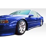 1996-1997 Ford Thunderbird Mercury Cougar Racer Side Skirts by DuraFlex