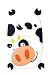 Animal Travel Luggage Tag - Cute Cow