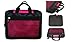 Magenta Computer Bag for your Asus 17.3 inch laptop K53SV-DH71 Notebook + An Ekatomi Hook.