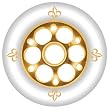 YAK Fleur Metal Core Wheel Gold 100mm