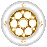 YAK Fleur Metal Core Wheel Gold 100mm