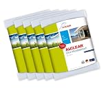 5er Set ALCLEAR Ultra-Microfaser Fenstertuch Scheibentuch 60x45 cm wei?