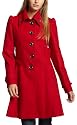 Jessica Simpson Women's Single Breasted Coat With Pleats - 71417