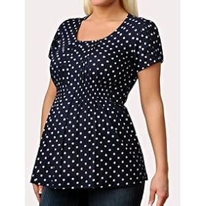 Motherhood Maternity: Short Sleeve Smocked Maternity Shirt