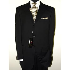 Italian 3 Button 2pc Mens Suit Merino Wool 140's Hand Tailored Year Round Use Business Suit Pure...