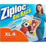 Ziploc Big Bags, XL, 10 gallon, 24x20 in., 32 ct (8/4s)