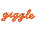 Wood Sign Decor for Home or Business Word: GIGGLE