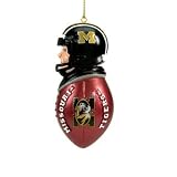 SC Sports Missouri Tigers Team Tackler Ornament (Set of 2)