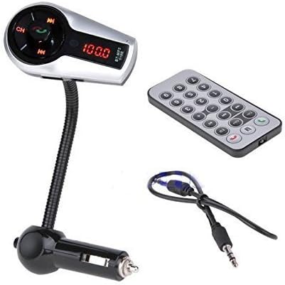 Gright® Bluetooth Wireless Car Mp3 FM Transmitter Modulator Radio Adapter Handsfree Car Kit for iPhone 6 6 Plus 5S 5 5C 4S 4 iPod, Samsung Galaxy S5 S4 S3 Note 4 3, Android Smart Cell Phone, Mp3 Players and Other Devices, with Hands-free Calling, Music Control