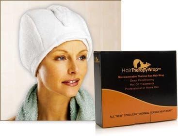 Thermal Spa Hair Wrap - White by Hair Therapy Wrap