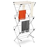 Honey-Can-Do 3-Tier Mesh Top Premium 60 inch Drying Rack, Silver