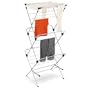 Honey-Can-Do 3-Tier Mesh Top Premium 60-Inch Drying Rack, Silver