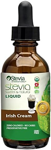 ANUMED INTERNATIONAL Irish Cream Stevia Liquid, 0.02 Pound