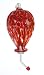 Master Craft Hand Blown Glass Hummingbird Feeder